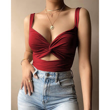 Top Feminino Torcido com Decote V – BRILHAH – imagem 5